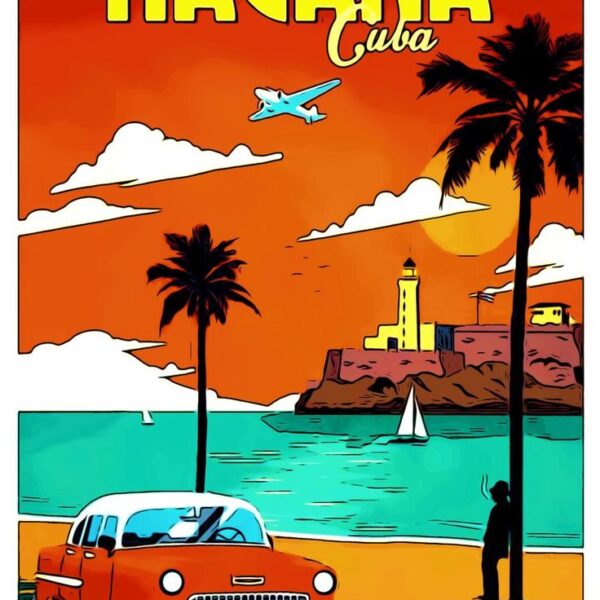 Havana Retro Afiş